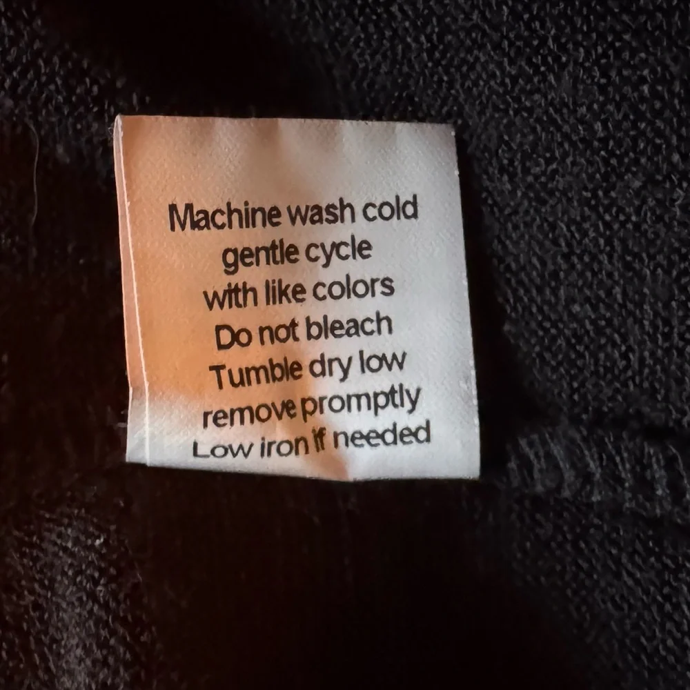 Notations Classic Black Open Cardigan - Picture 4 of 8